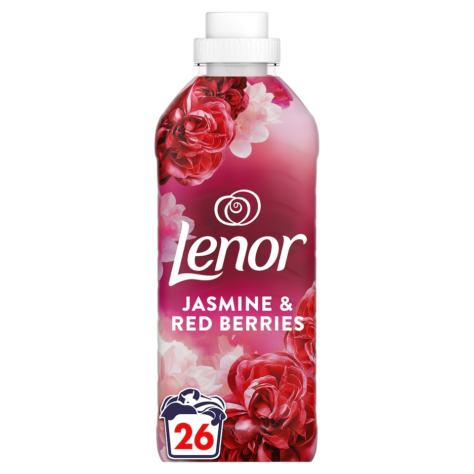 image 1 of Lenor Jasmine And Red Brys Fabric Conditioner 26 Washes 858Ml