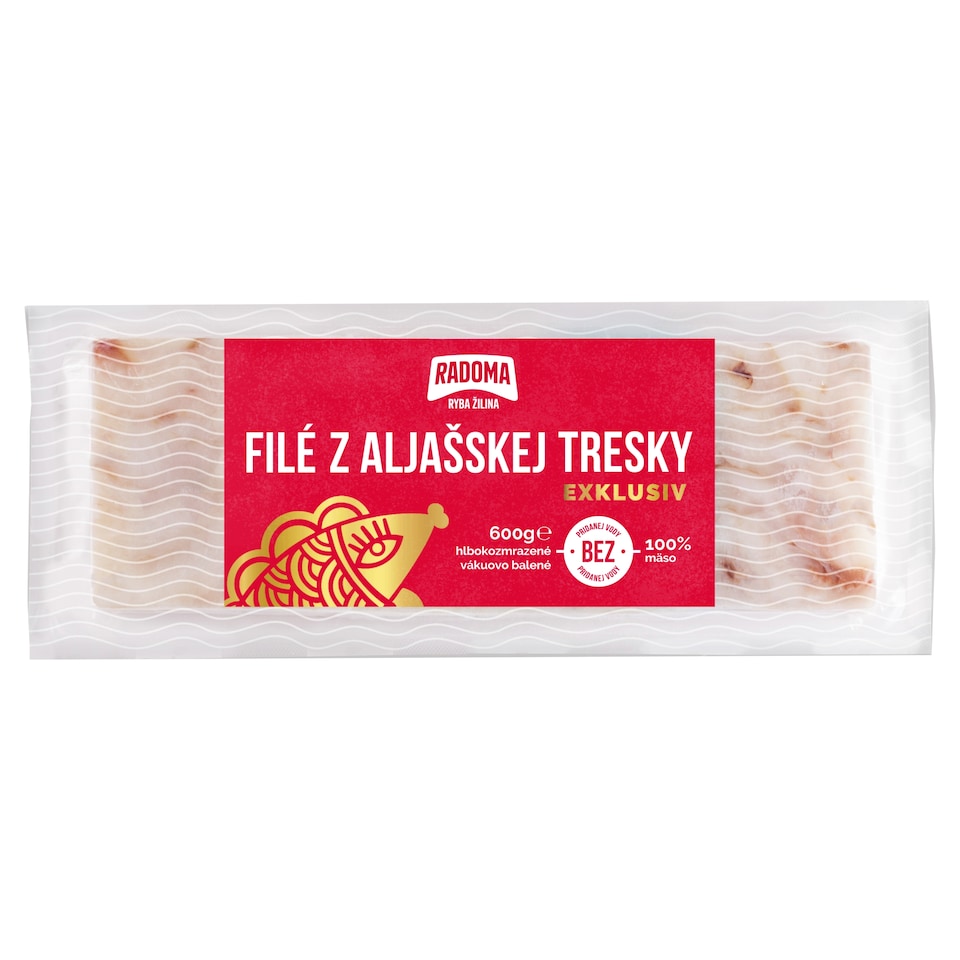 Radoma Ryba Žilina Filé z aljašskej tresky exklusiv 6 x 100 g (600 g)