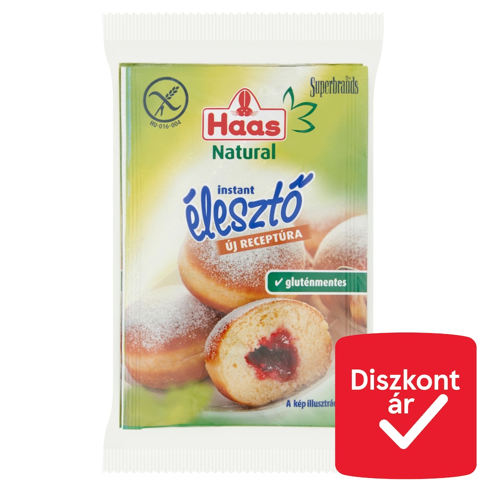 Haas Natural instant élesztő 3 x 7 g