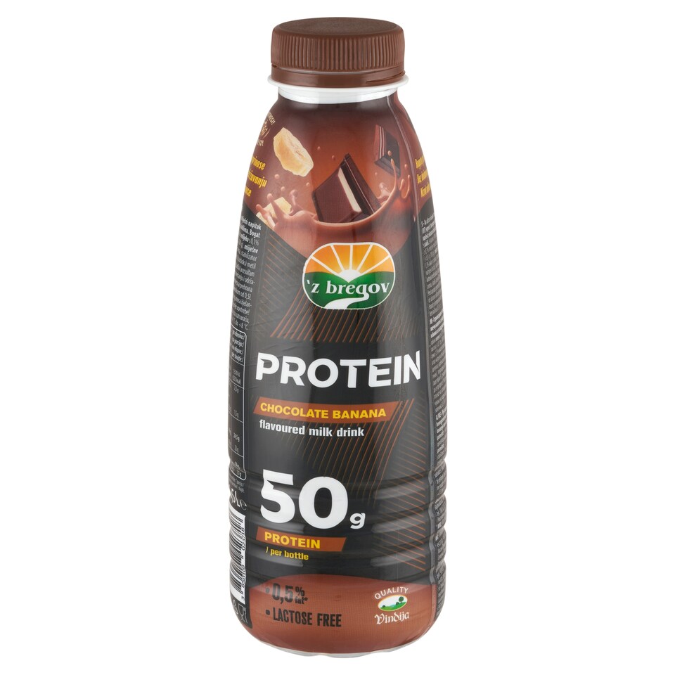 image 1 of Vindija Chocolate Banana Lactose-Free Protein Drink 0,5 l