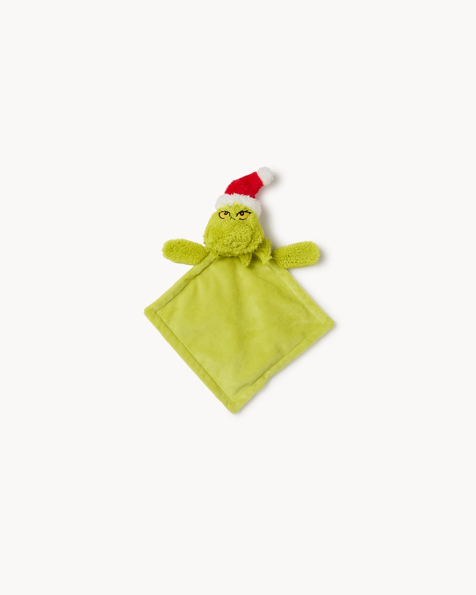 image 1 of The Grinch Striped Revere Pyjama Set with Comforter in Red