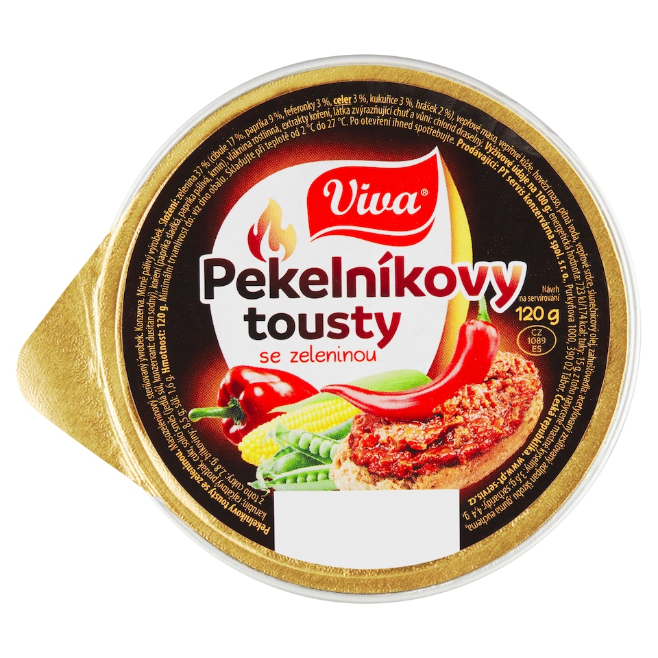 Viva Hell Toast with Vegetable 120g