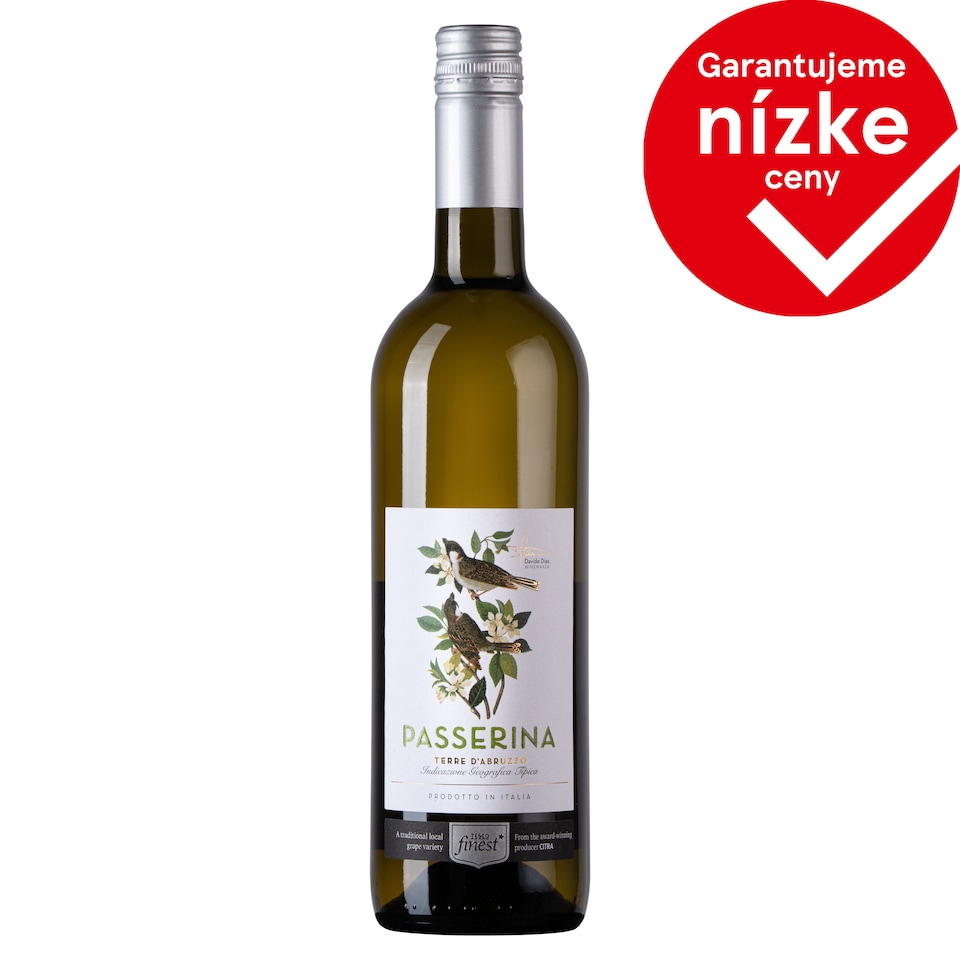 Tesco Finest Passerina Terre d'Abruzzo biele víno 750 ml
