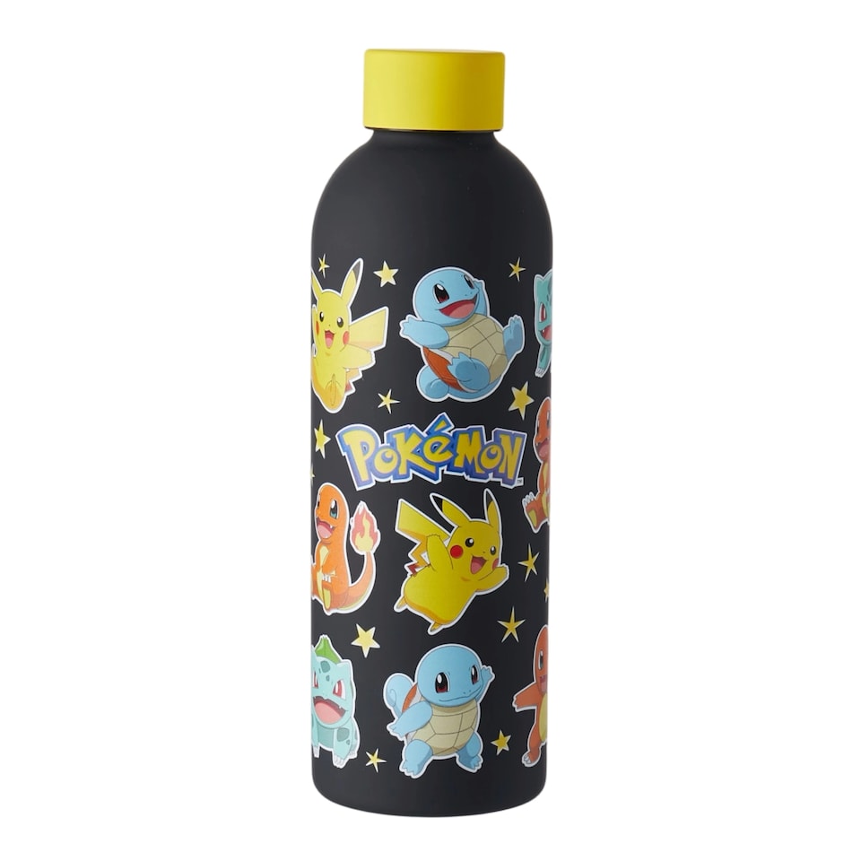 Pokemon Double Wall Stainless Steel Soft Touch Water Bottle 500ml