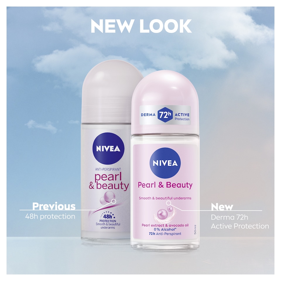 image 1 of NIVEA Pearl & Beauty Anti-Perspirant Deodorant Roll-On 50ml