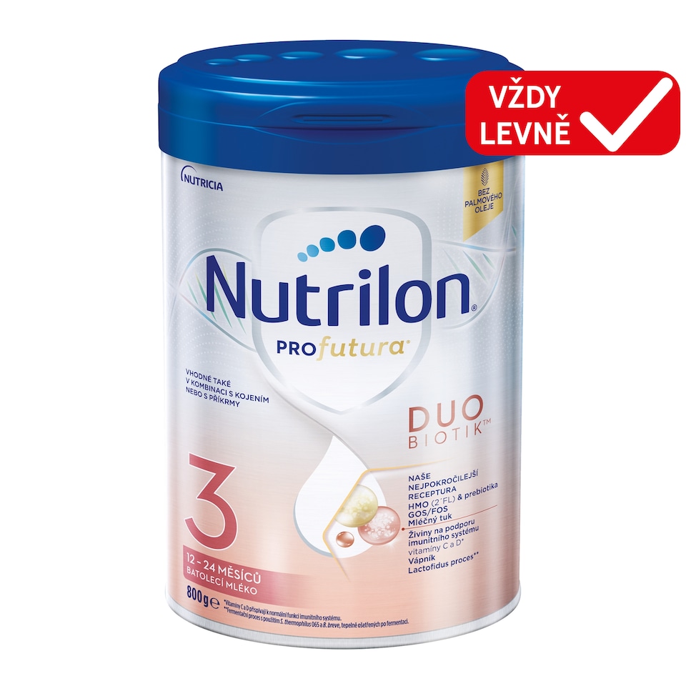 Obrázek 1 pro produkt NUTRILON Profutura Duobiotik 3 batolecí mléko 800g