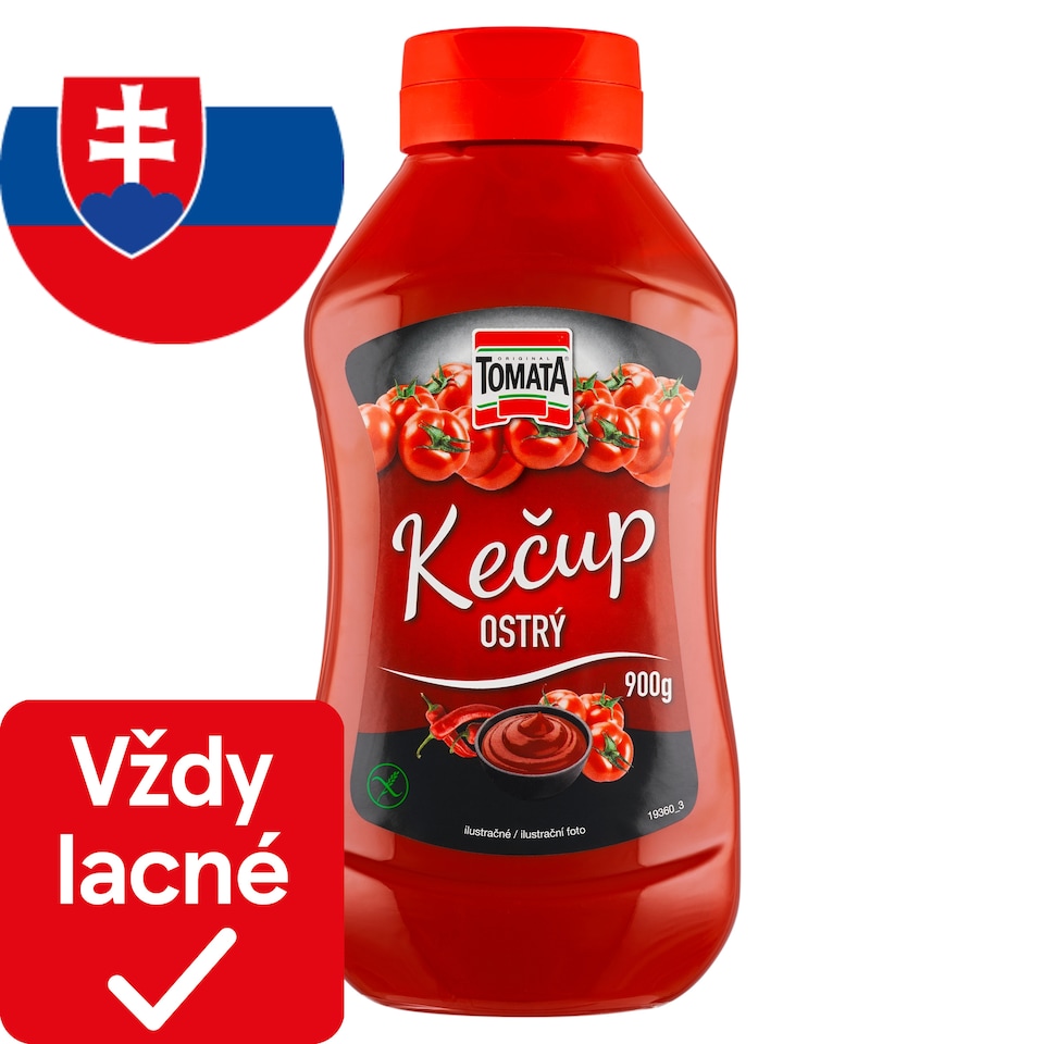 obrázok 1 z Tomata Kečup ostrý 900 g