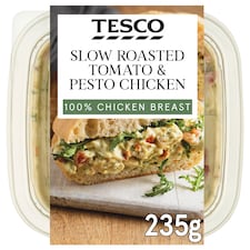 Tesco Slow Roasted Tomato & Pesto Chicken Sandwich Filler 235g 