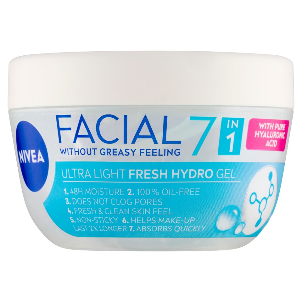 image 1 of Nivea Facial Ultra Light Fresh Hydro Gel 100ml