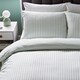 image 4 of Silentnight Supersoft Stripe Duvet Set King