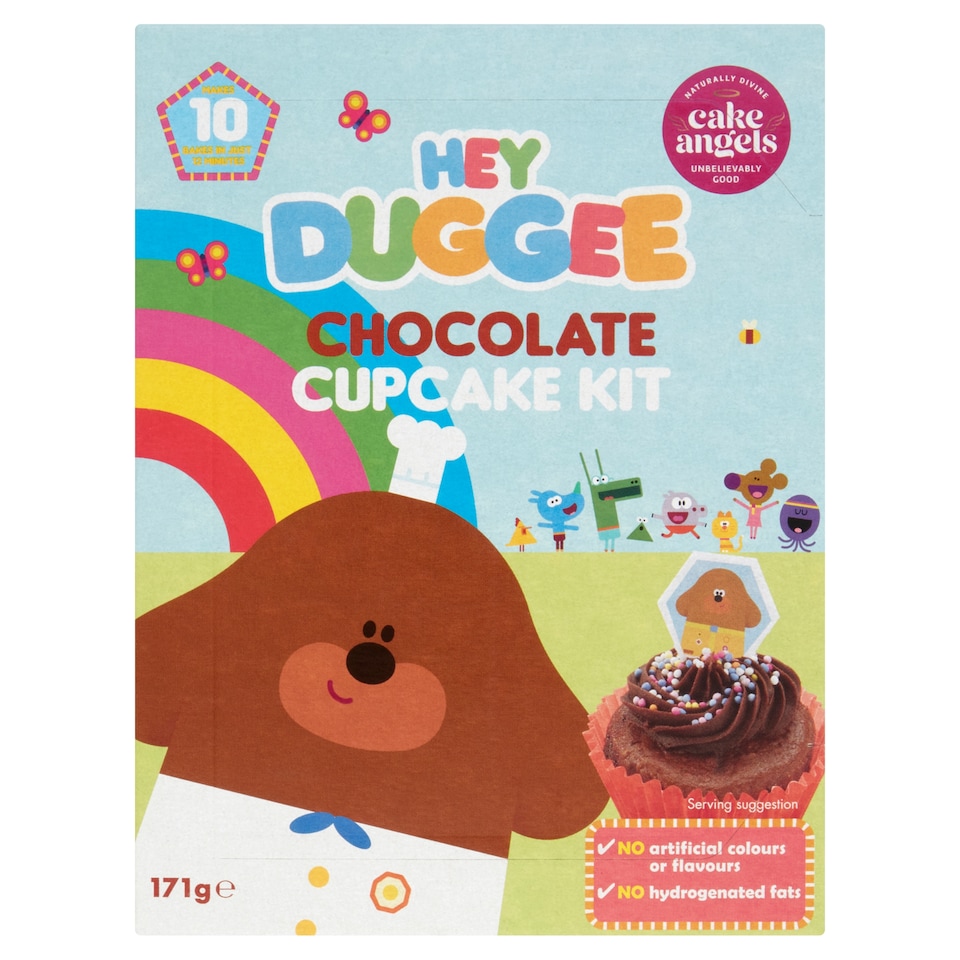image 1 of Cake Angels Hey Duggee Chocolate Cup Cake Kit 176G