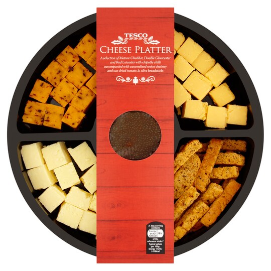 Tesco Cheese Platter 455g Tesco Groceries
