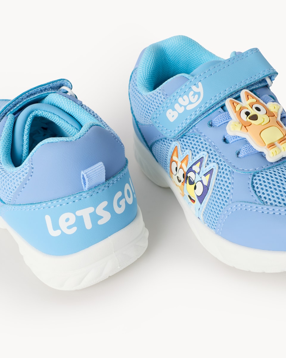 image 1 of Bluey Touch Strap Fastening Trainers in Blue