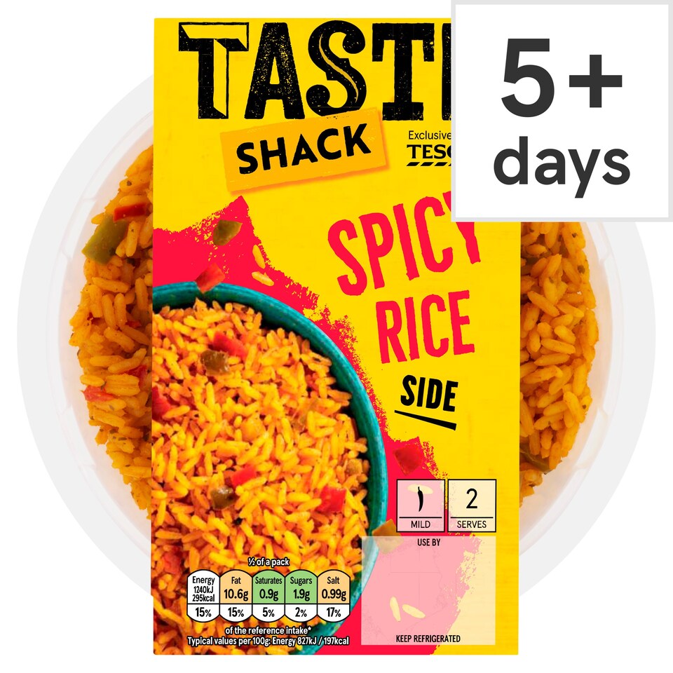 Taste Shack Spicy Rice 300g Tesco Groceries