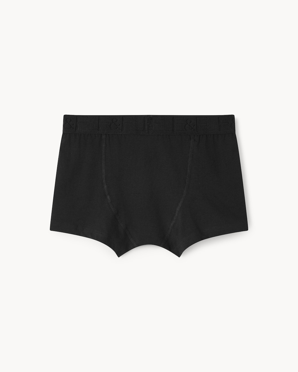 image 1 of F&F 3-Pack Cotton Rich Hipsters in Black