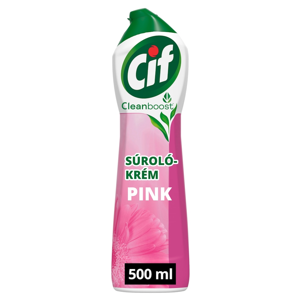 Cif Cleanboost Cream Pink Scrub Cream 500 ml