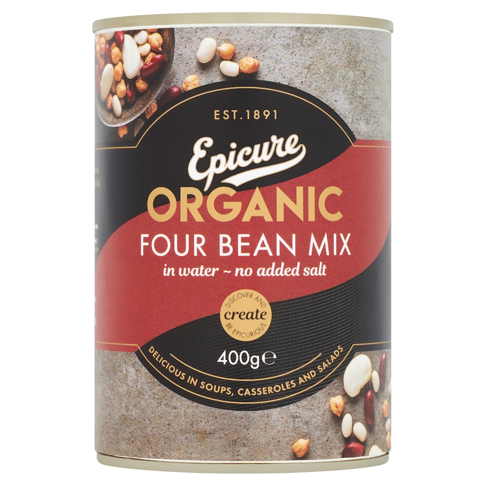 Epicure Organic Bean Salad In Water 400G