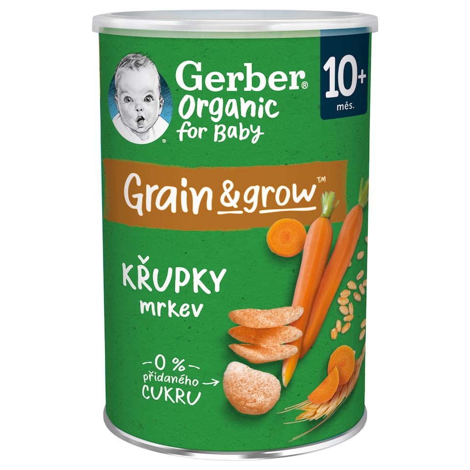 GERBER Organic křupky s mrkví 35g