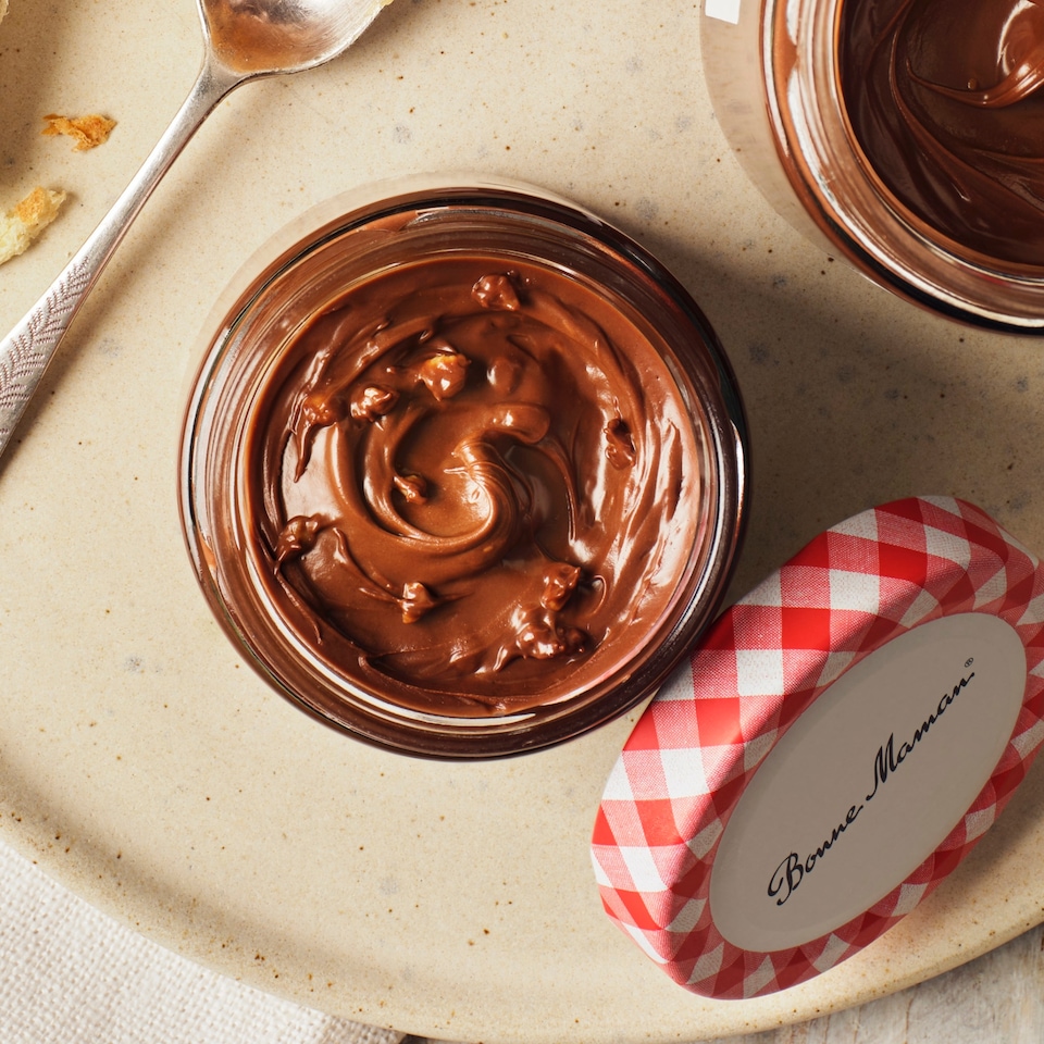 image 1 of Bonne Maman Crunchy Hazelnut Chocolate Spread 250g