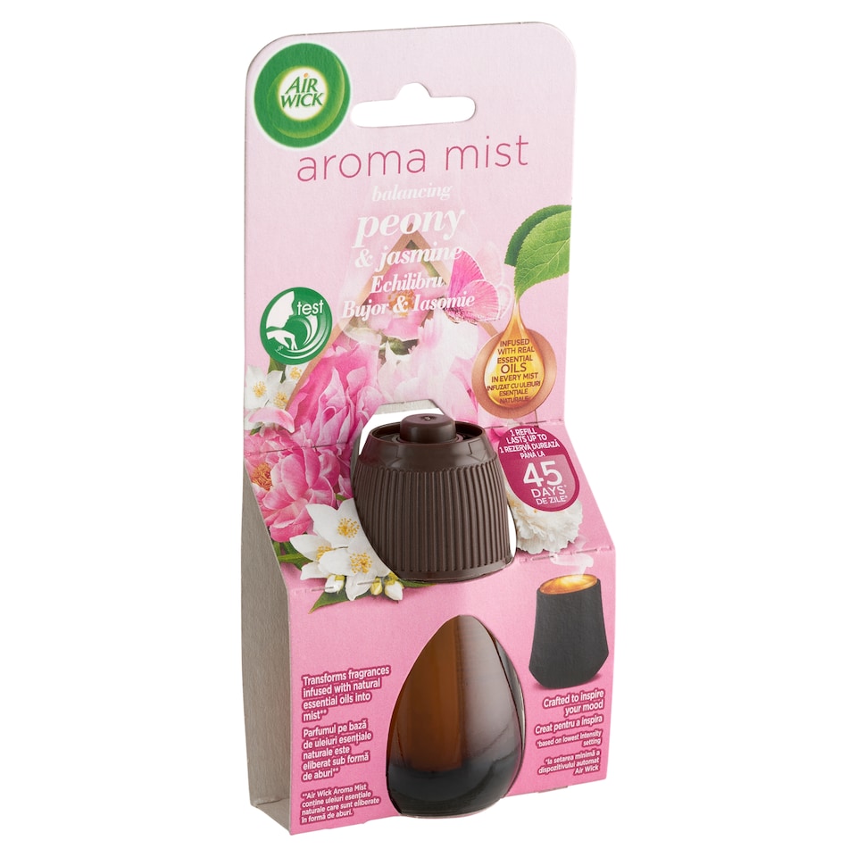 Air Wick bazsarózsa és jázmin aroma diffúzor utántöltő 20 ml