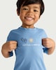 image 2 of F&F Boys 2-Piece Pure Cotton Set in Blue