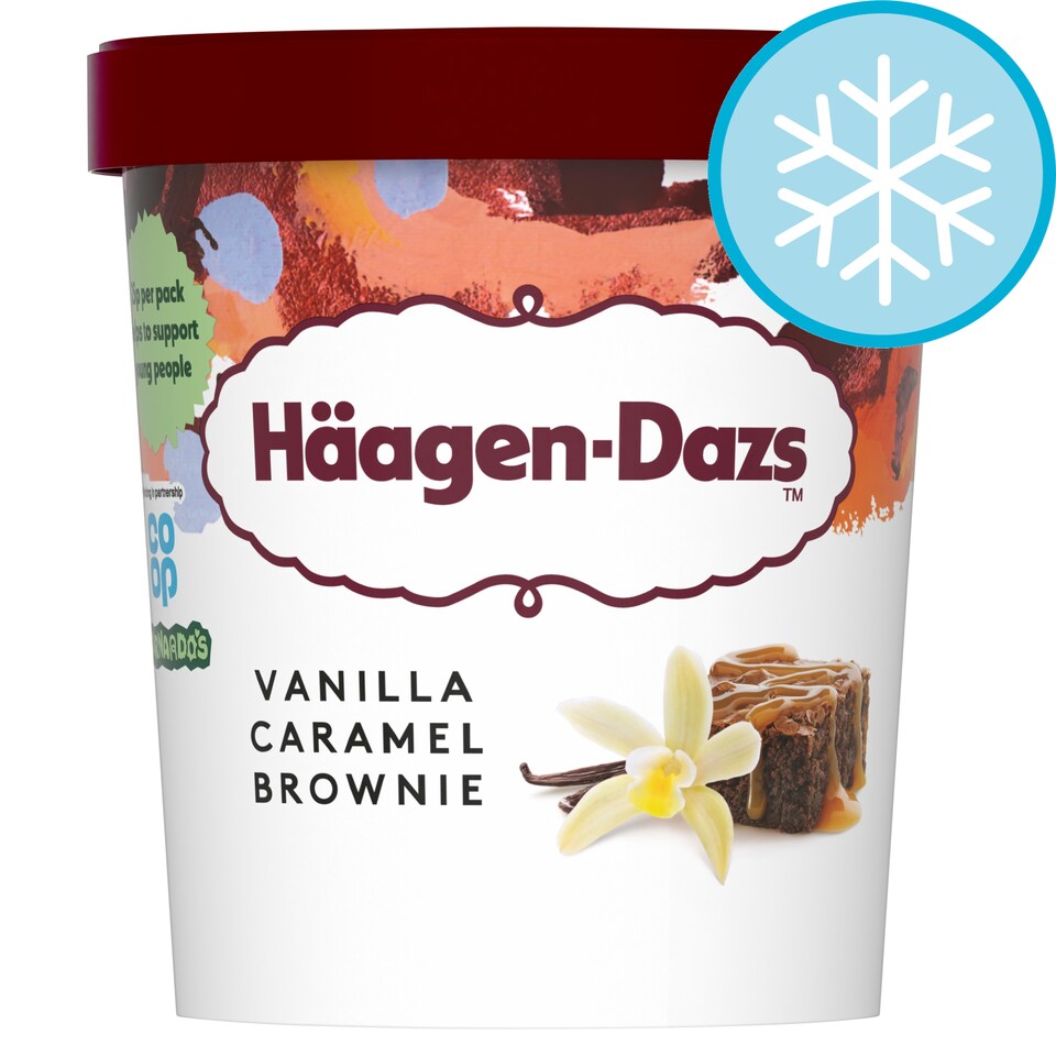 Haagen Dazs Vanilla Caramel Brownie Ice Cream 460Ml