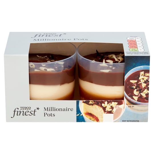 Tesco Finest Millionaires Shortbread 2 X 100G Tesco Groceries