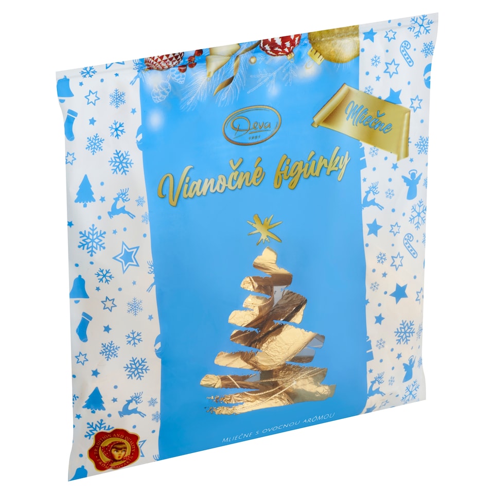 image 1 of Deva Milk Christmas Figures with Fruit Filled 200 g