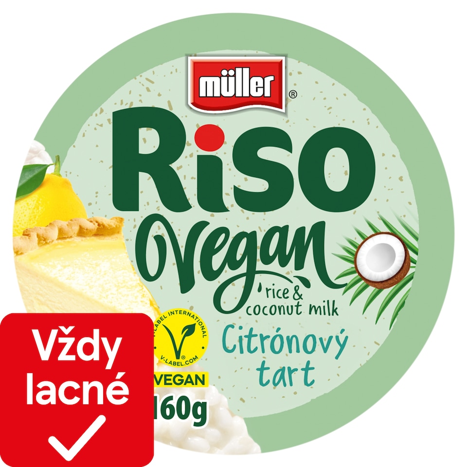 image 1 of Müller Riso Vegan Lemon Tart Taste Rice Dessert 160 g