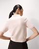 image 3 of F&F Knitted Short Sleeved Cardigan in Pink