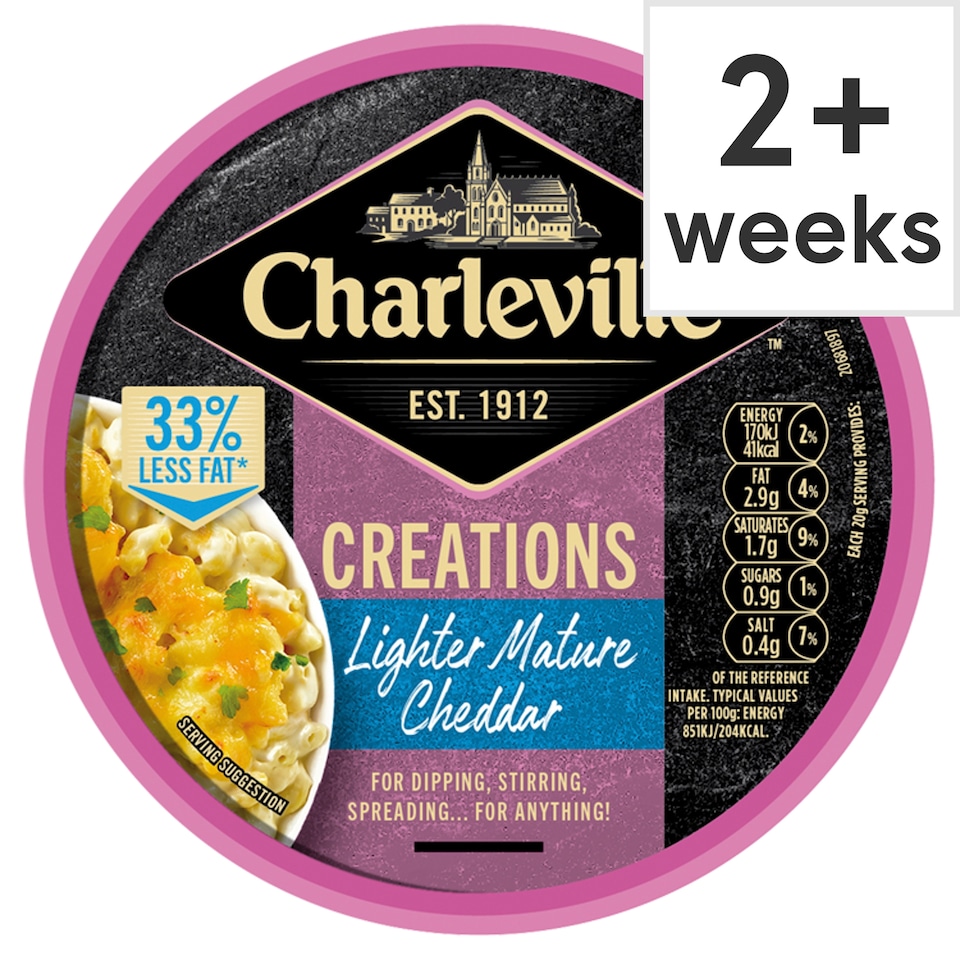 Charleville Light Spread Mature Chedder 125G