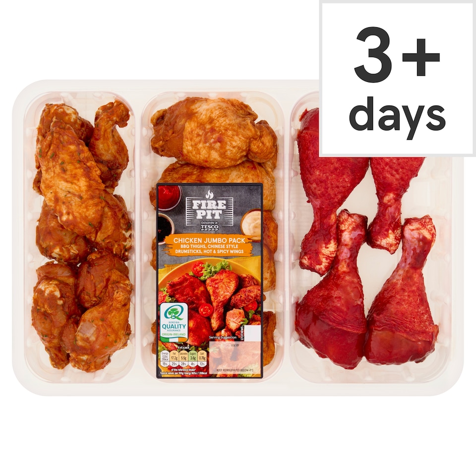 Tesco Fire Pit Chicken Jumbo Pack 1400G