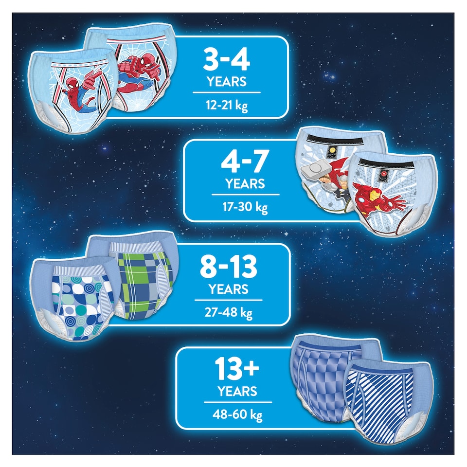 image 1 of Huggies DryNites Pyjama Pants - Age 3-4 16 Pack