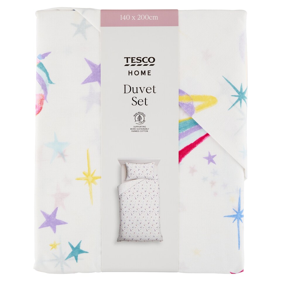 Obrázek 1 pro produkt Tesco Home Unicorn ložní souprava 140 cm x 200 cm