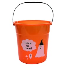 Halloweenske vzorované vedro 15 cm