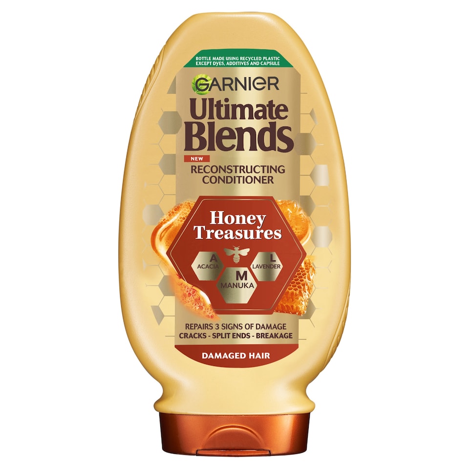 image 1 of Garnier Ultimate Blends Honey Treasures Conditioner 400Ml