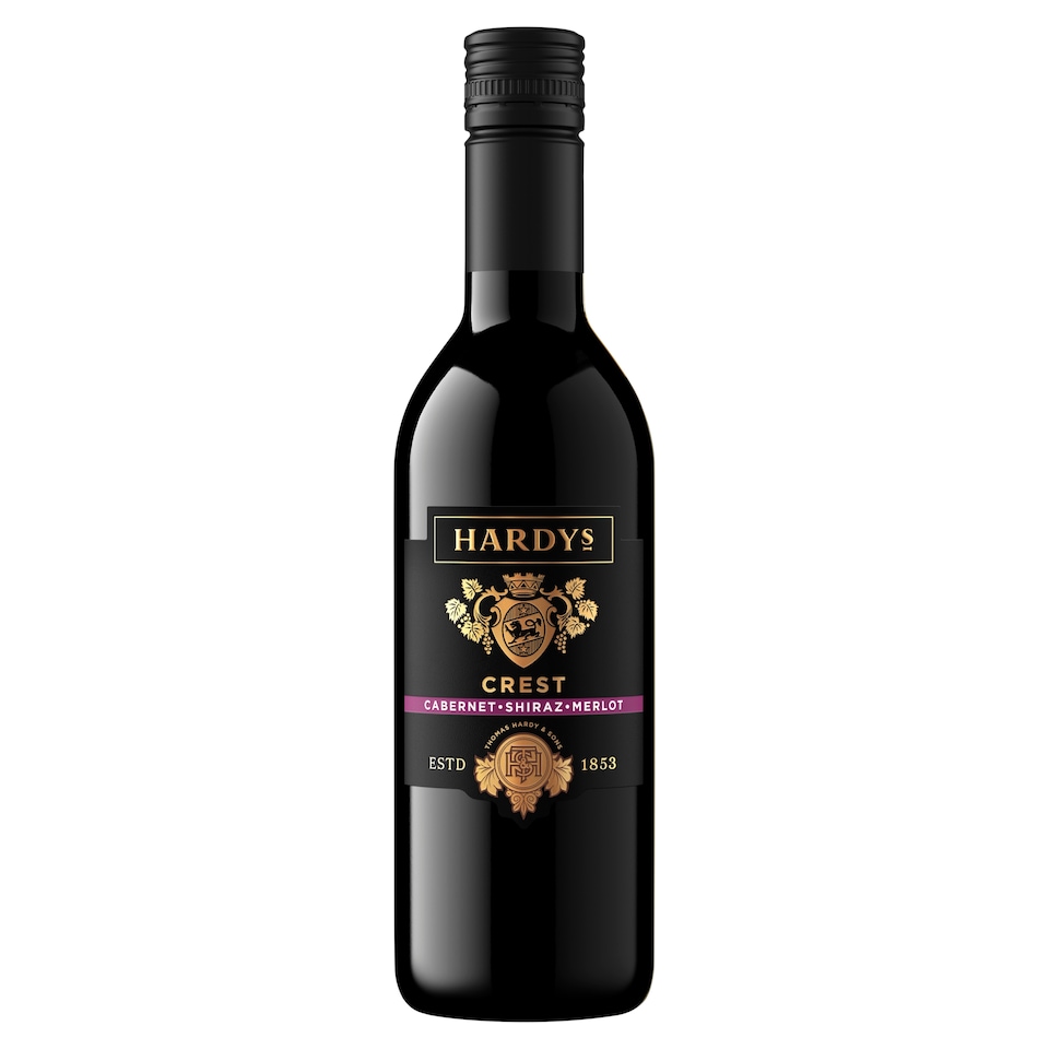 Hardys Crest Cabernet Shiraz Merlot Red Wine 187ml
