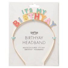 Ginger Ray Rainbow 'It's My Birthyay' Headband