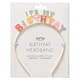 image 1 of Ginger Ray Rainbow 'It's My Birthyay' Headband