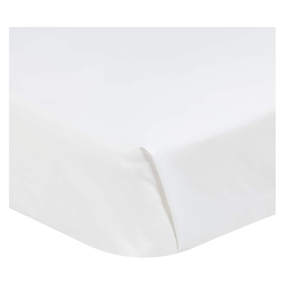 Tesco 100% Cotton Flat White Double