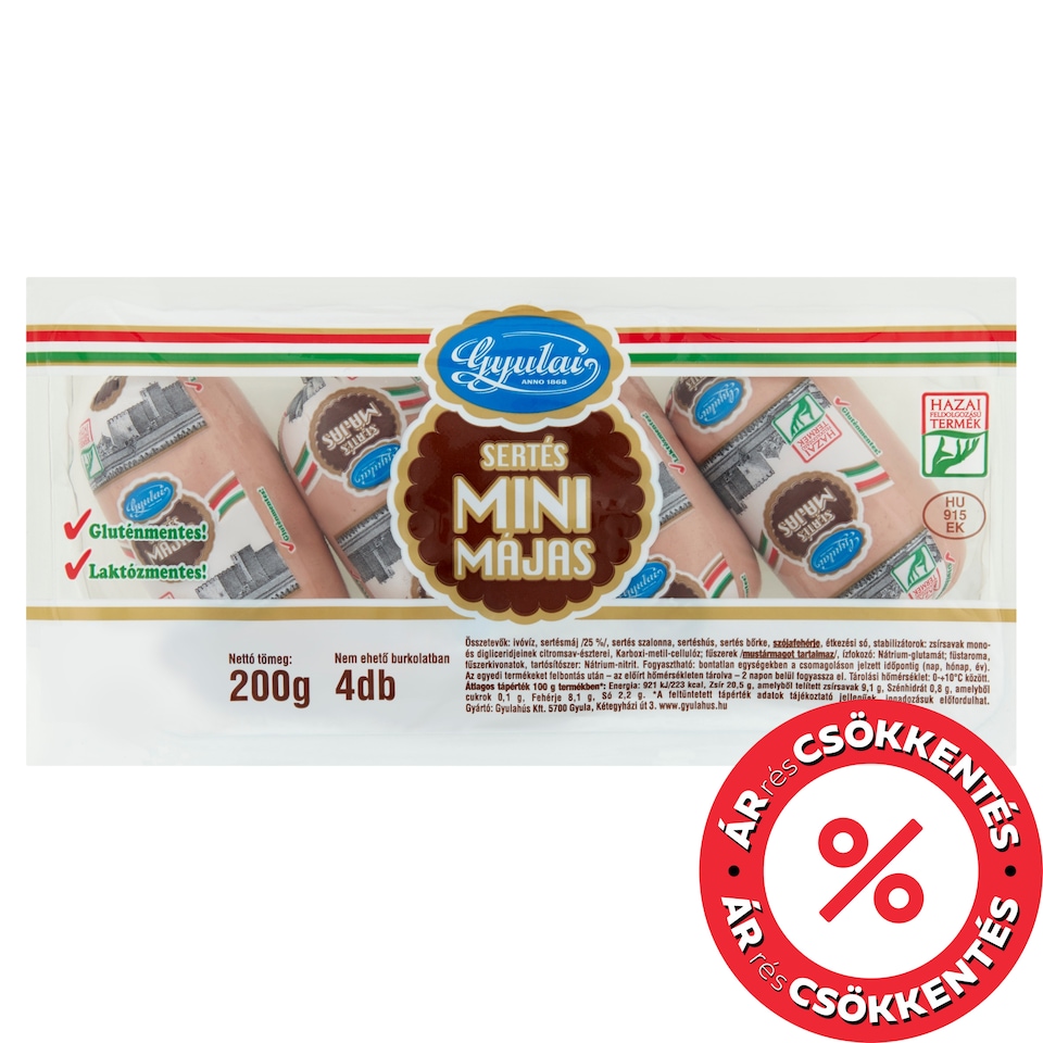 Gyulai Mini Pork Liver Pate 4 pcs 200 g