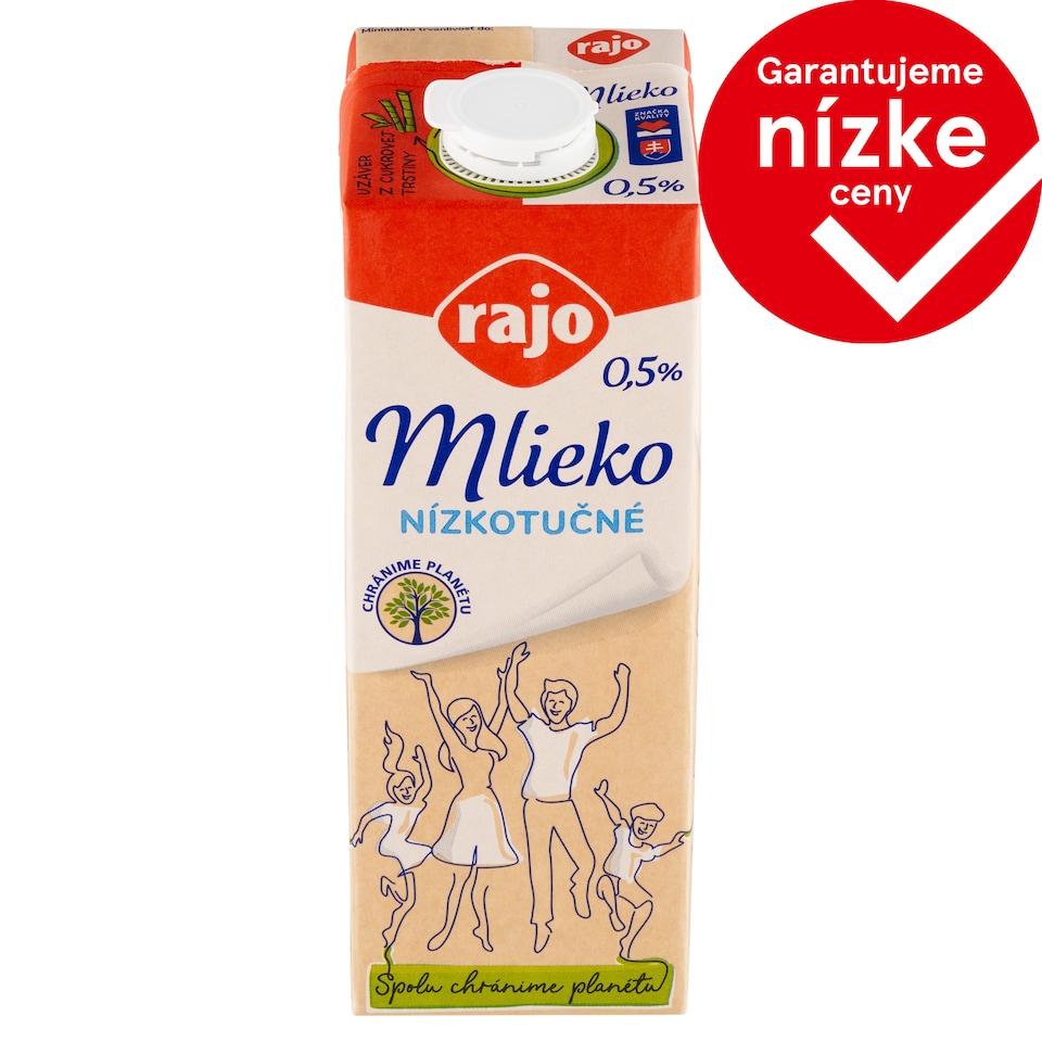 image 1 of Rajo Low-Fat Milk 0.5% 1 L