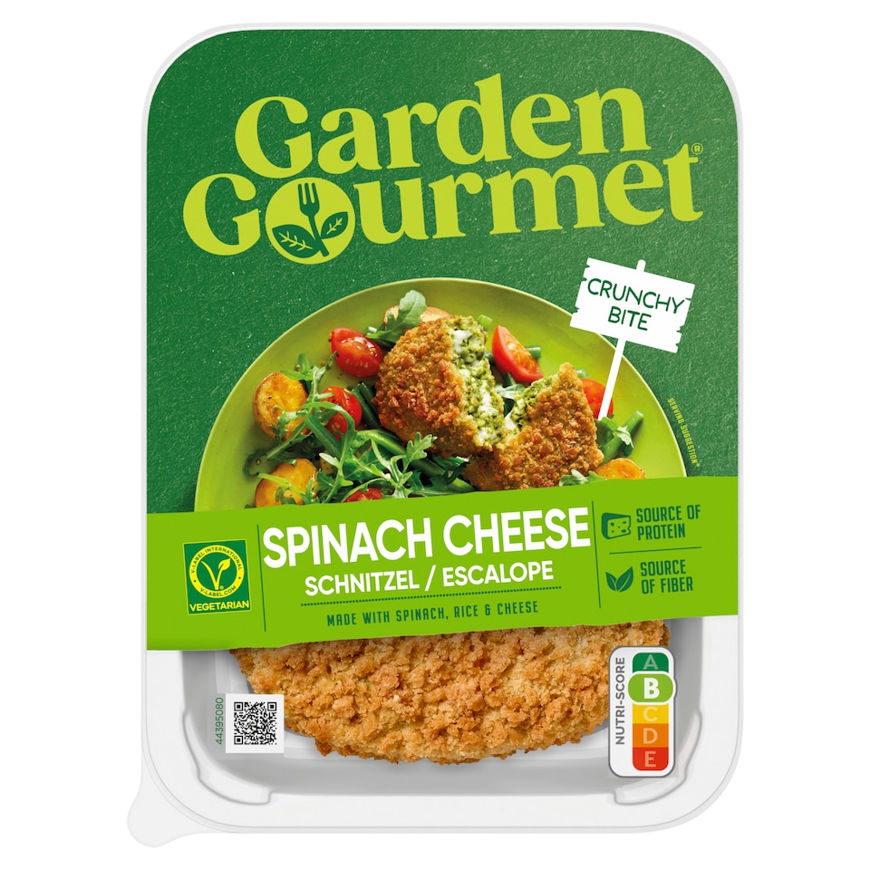 Garden Gourmet Spinach and Cheese Schnitzel Vegetarian 180 g