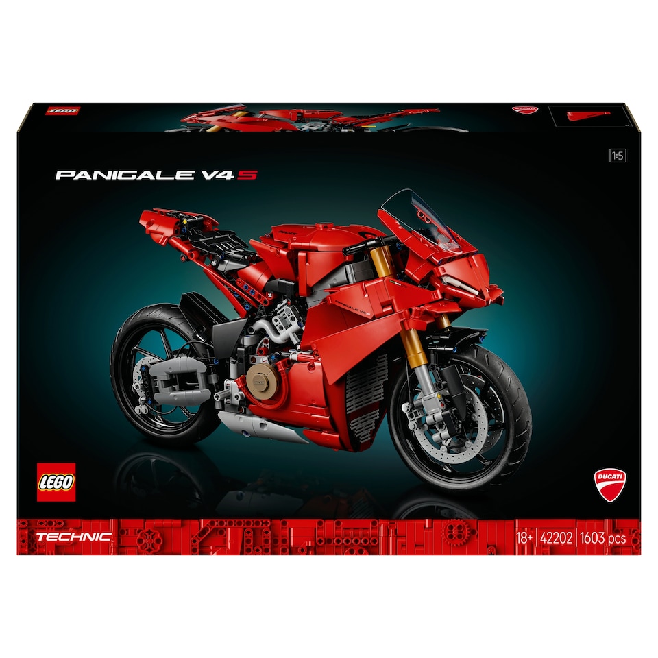 LEGO Technic 42202 Ducati Panigale V4 S motorkerékpár  1. kép