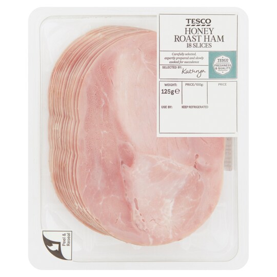 Family Pack Pack Honey Roast Ham 425G Tesco Groceries