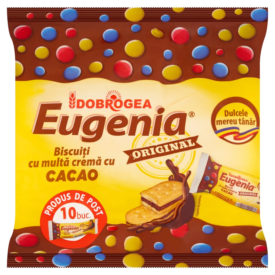 Dobrogea Eugenia Biscuit With Cocoa Cream 10X36g