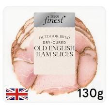 Tesco Finest Dry Cured 'Old English Ham' Slices 130g