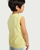 image 3 of F&F Boys Pure Cotton Vest in Lime