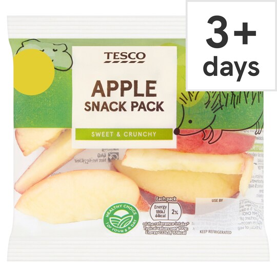 Tesco Apple Snack Pack 80G Tesco Groceries
