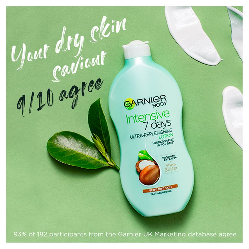 image 1 of Garnier Intensive 7 Days Ultra-Replenishing Lotion - Shea Butter 400ml